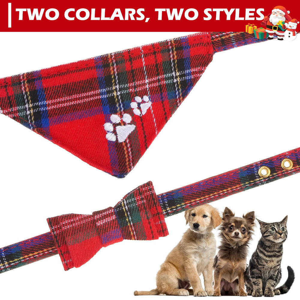 EXPAWLORER collar navidad bandana añade estilo suave para perros y gatos