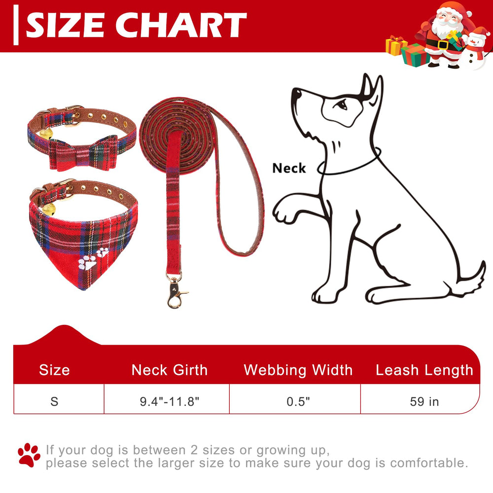 EXPAWLORER collar navidad lazo para un look festivo y cómodo durante el paseo