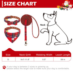 EXPAWLORER collar navidad lazo para un look festivo y cómodo durante el paseo