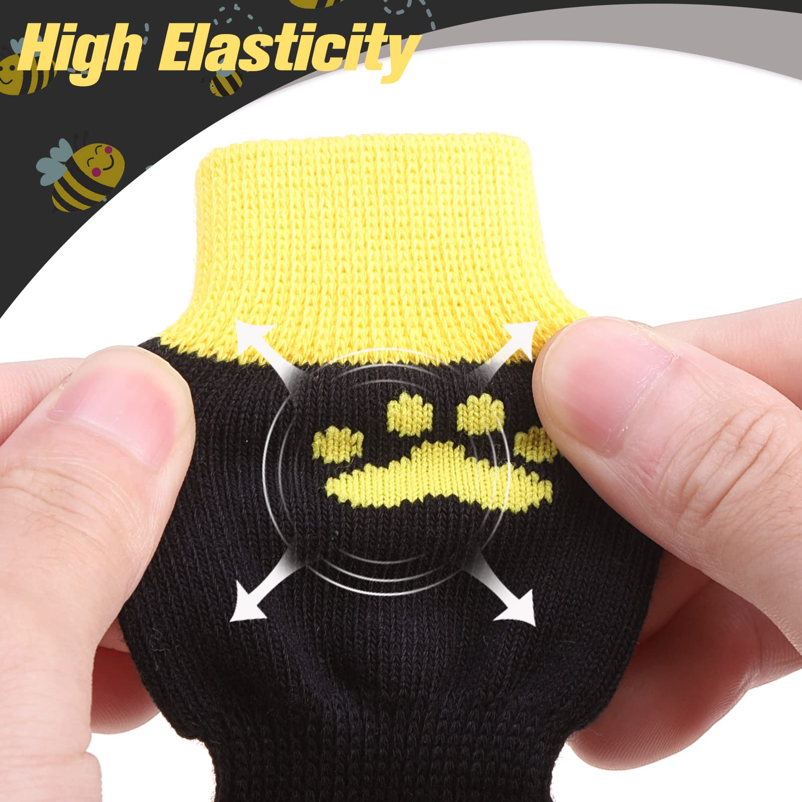 Calcetines EXPAWLORER con diseño mariposas y abejas para perro