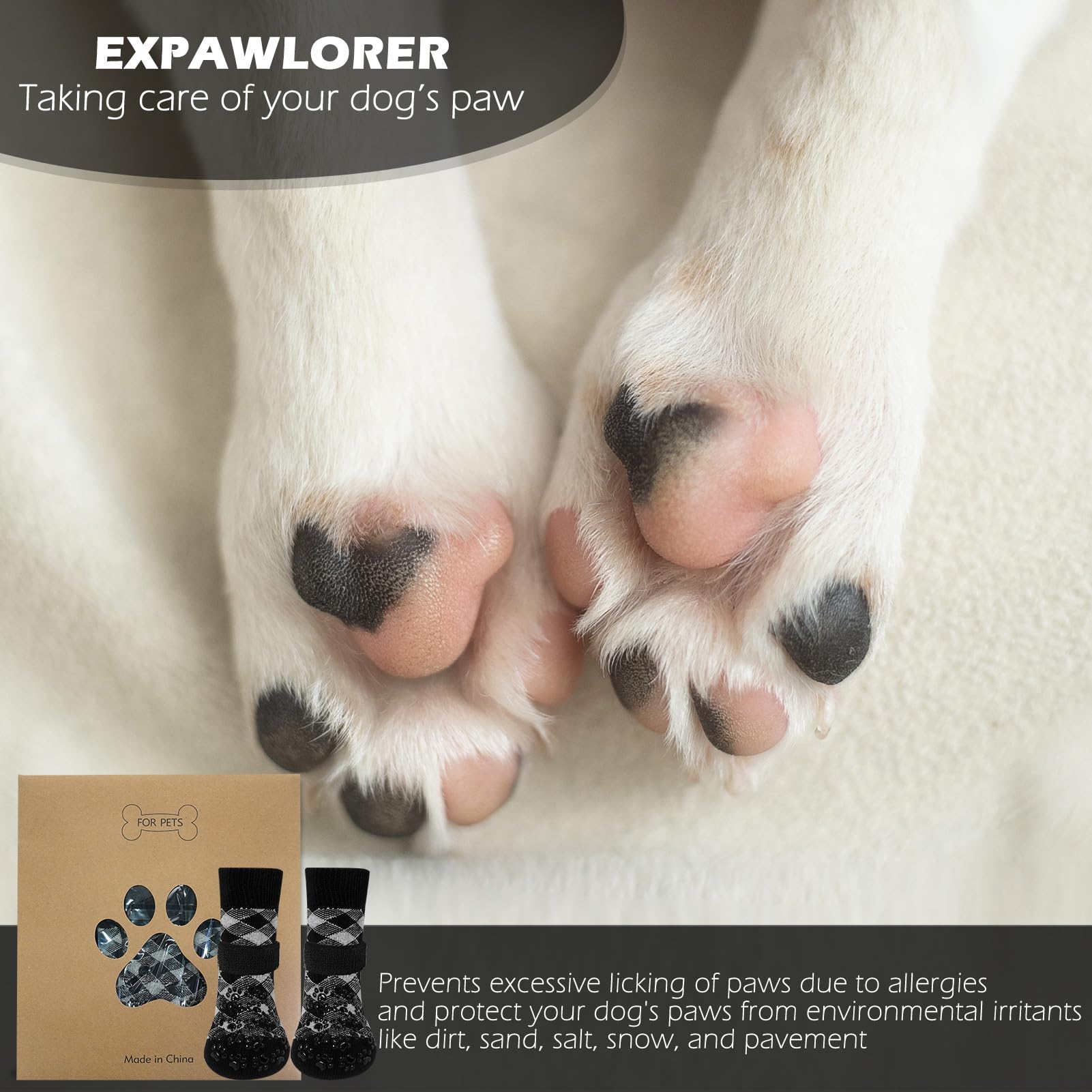 EXPAWLORER diseño doble lado con agarres para mayor tracción interior