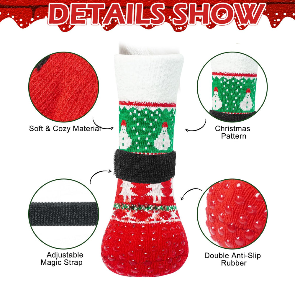 EXPAWLORER diseno navideno-perro luce estilo festivo