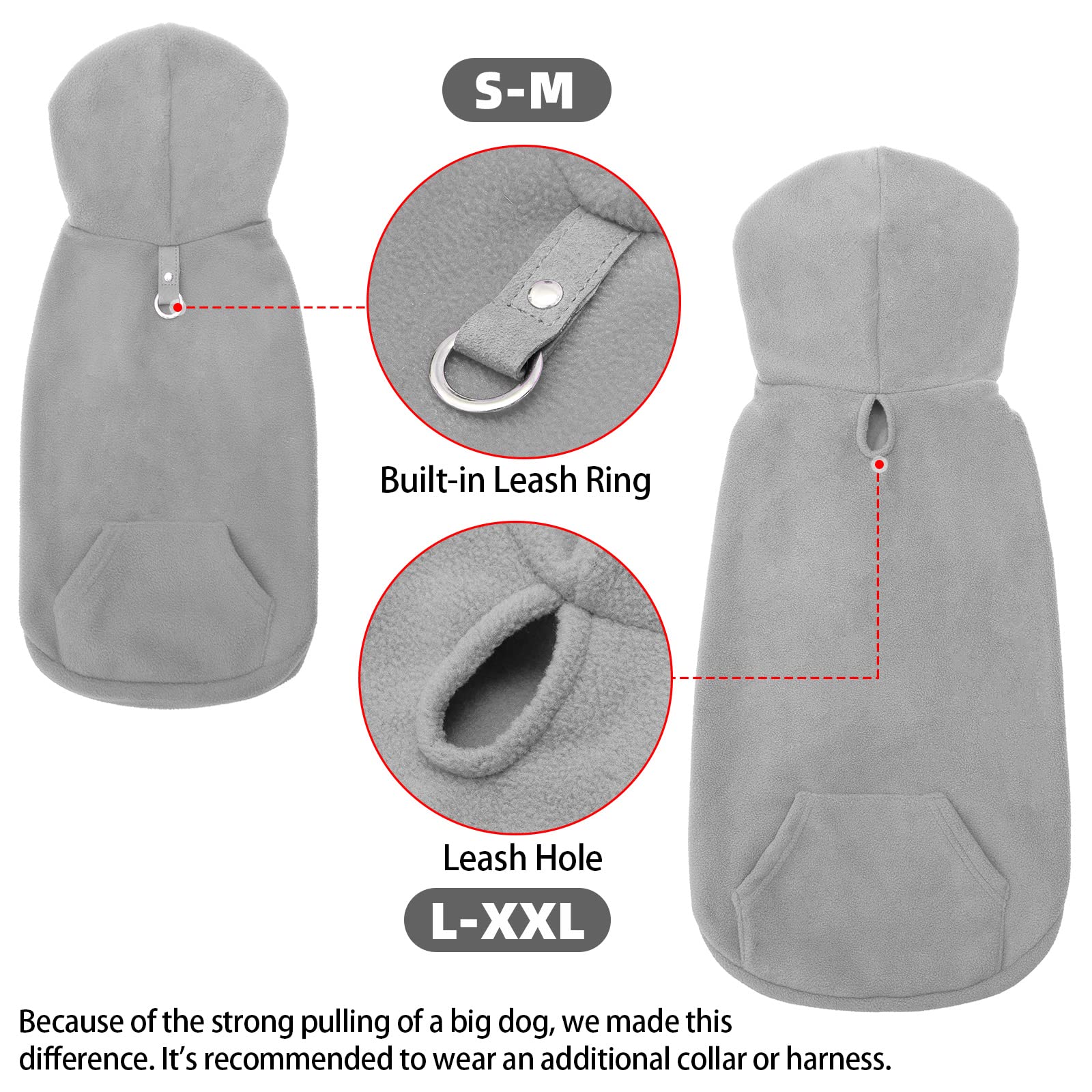 EXPAWLORER textura suave de polar para la piel del perro
