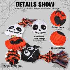 EXPAWLORER Juguete de cuerda para perros, ideal para tirar y jugar.