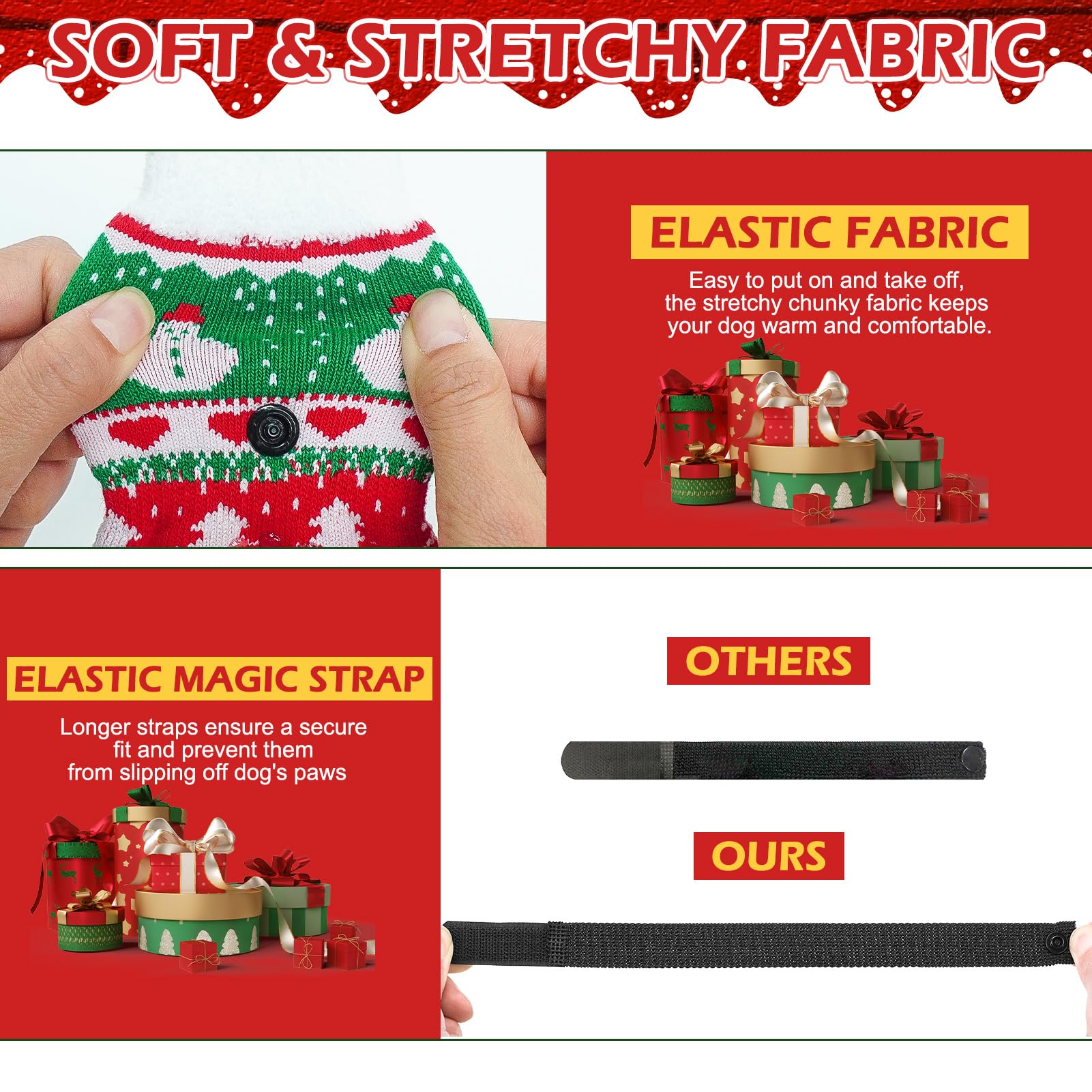 EXPAWLORER material elastico suave facilita la aceptación del perro