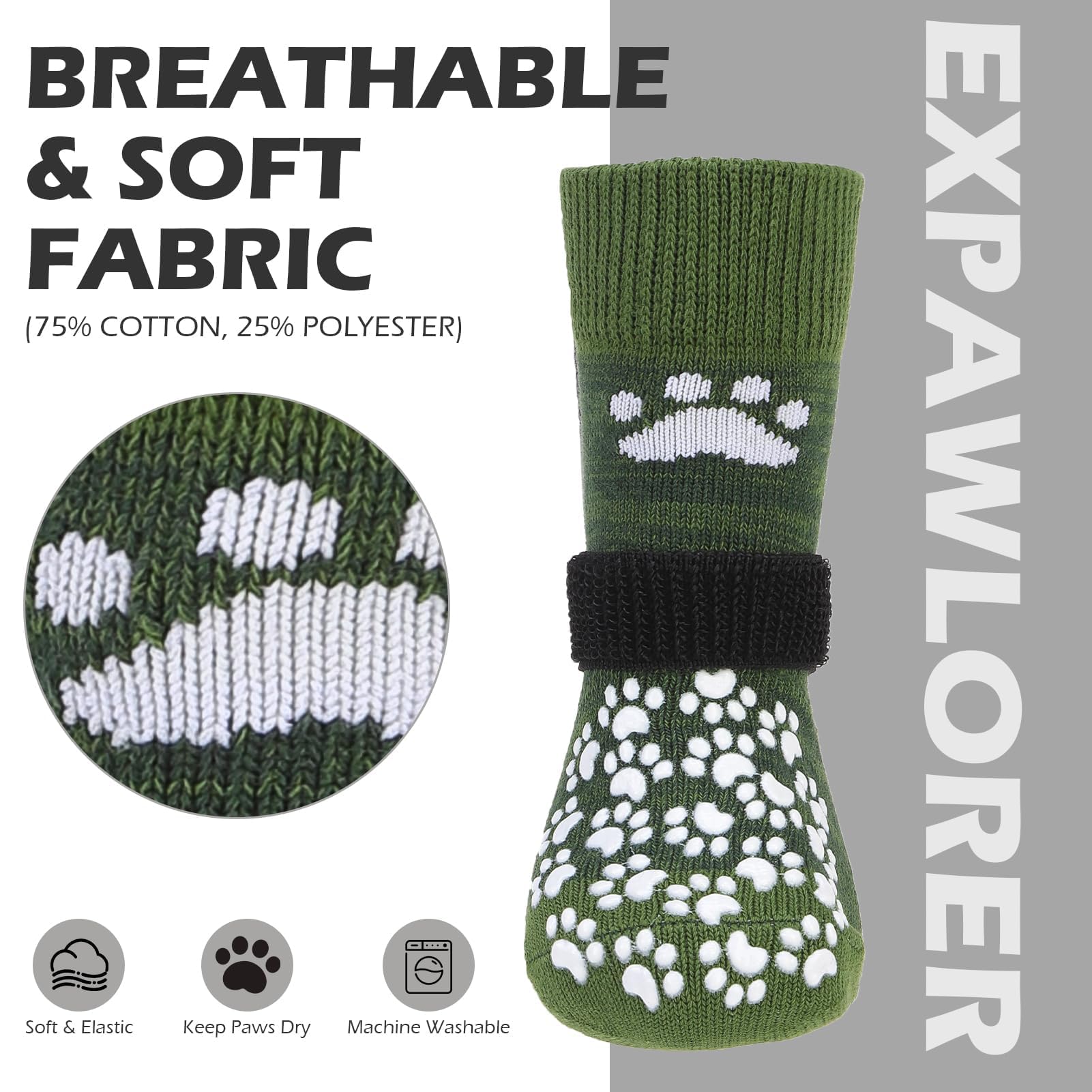EXPAWLORER material elastico transpirable uso diario cómodo