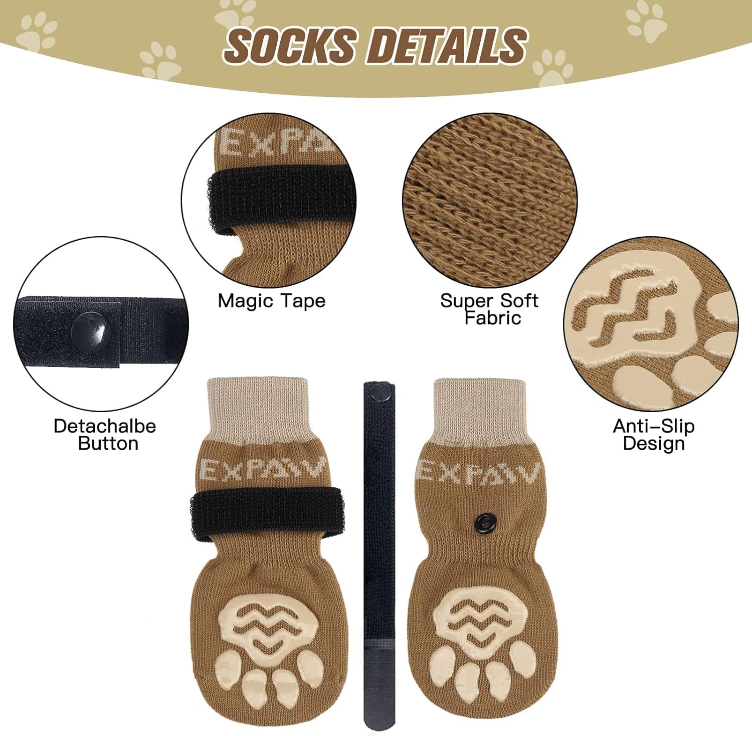 EXPAWLORER material transpirable para patitas cómodas durante paseos.