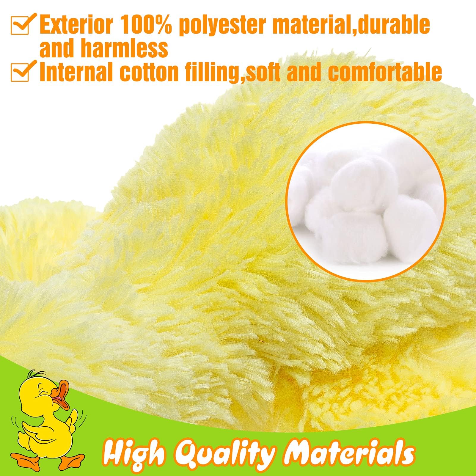 EXPAWLORER peluche pato suave para perros, fomenta juego interactivo y dentición.