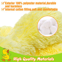 EXPAWLORER peluche pato suave para perros, fomenta juego interactivo y dentición.