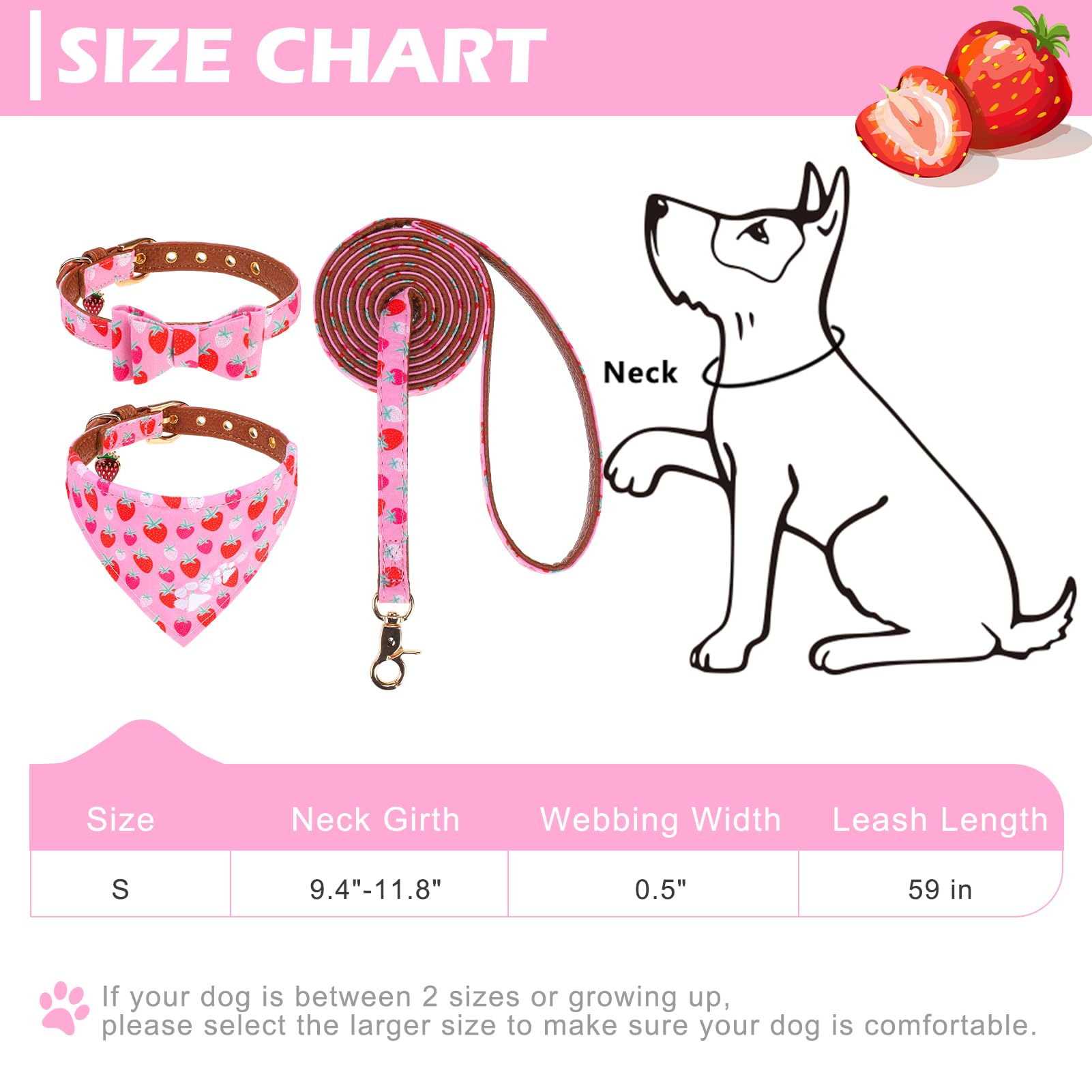 EXPAWLORER collar bandana con patitas rosadas para estilo diario