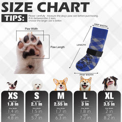 EXPAWLORER calcetines antideslizantes para perro, mejor tracción en suelos duros