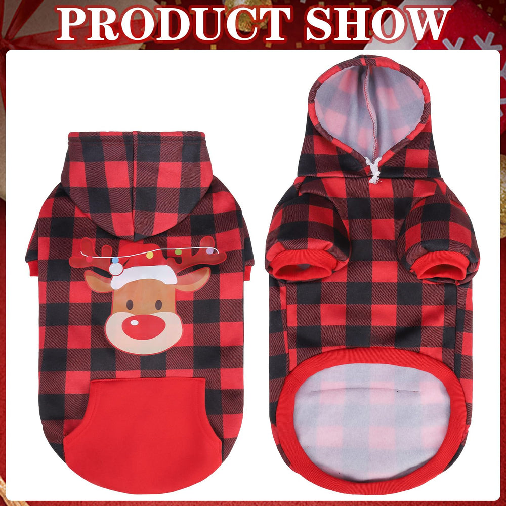 EXPAWLORER Plaid Dog Hoodie diseño británico: estilo clásico en cada paseo.