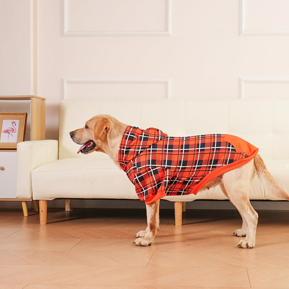EXPAWLORER plaid hoodie lavable a máquina, fácil de cuidar.