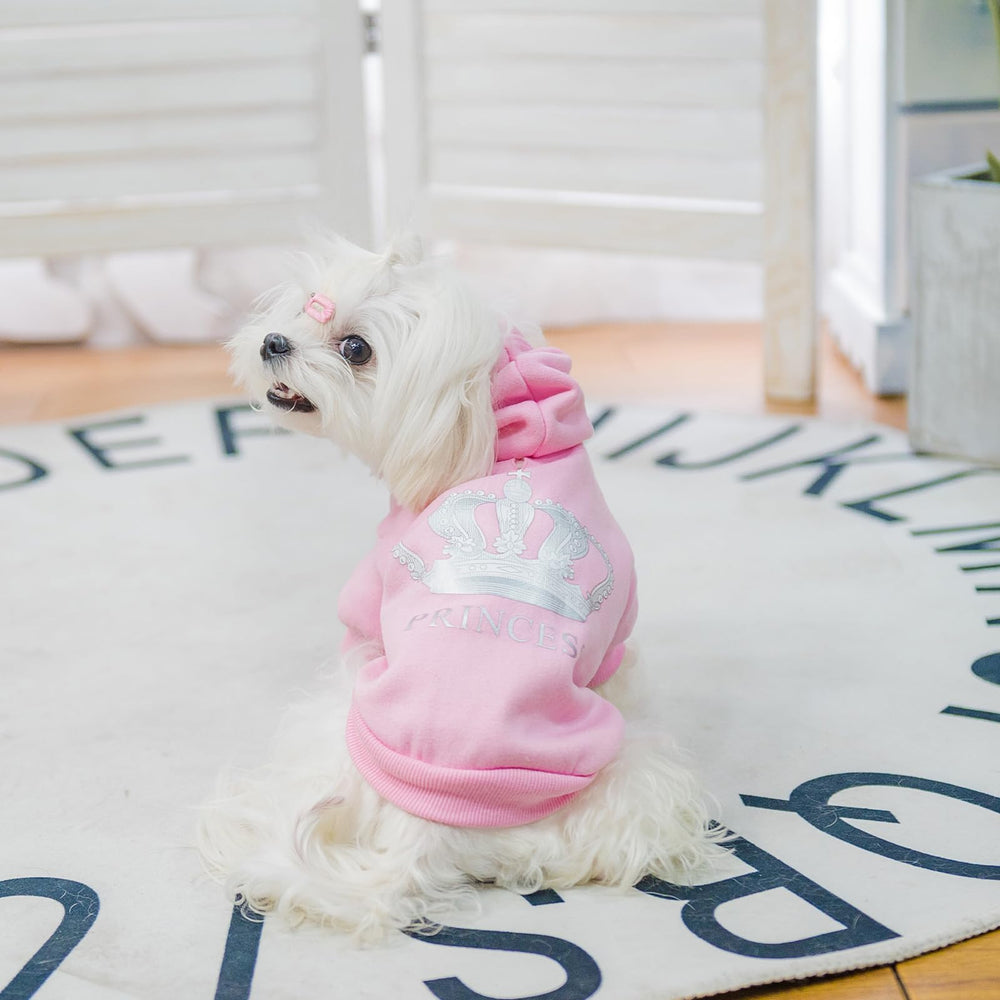 EXPAWLORER Princesa Sudadera para Perros y Gatos: diseño para tallas variadas y ajuste cómodo.