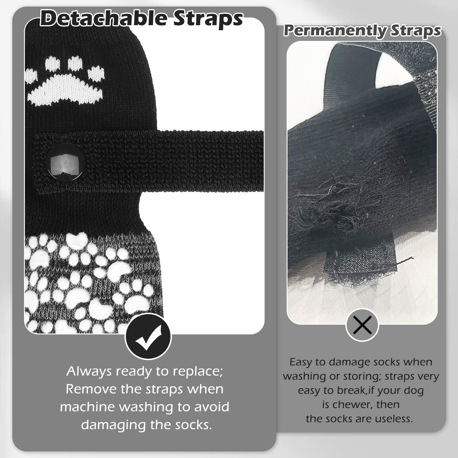 Protección de patas EXPAWLORER frente a superficies frías y ásperas.