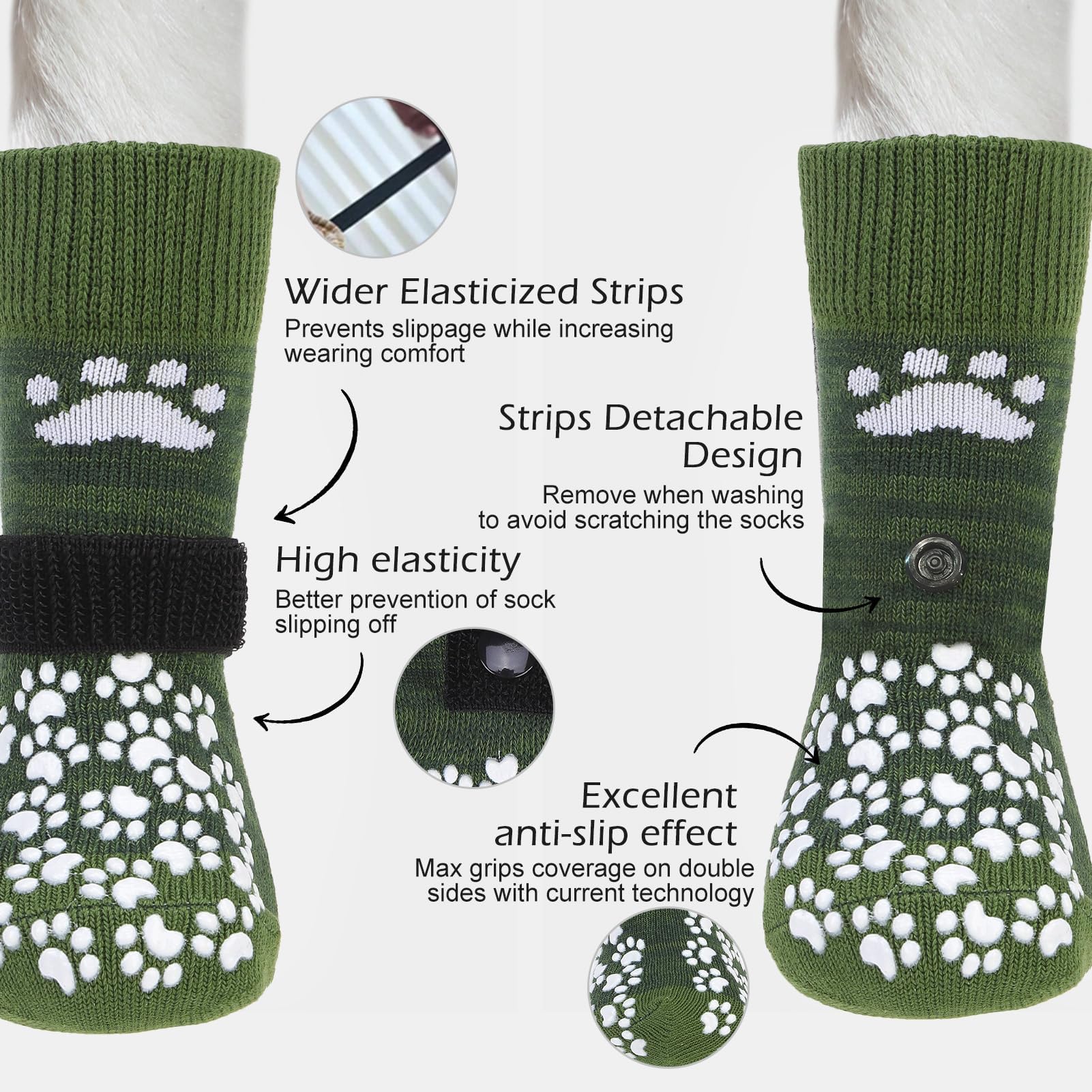 Protector de patas EXPAWLORER para evitar lamido y molestias.