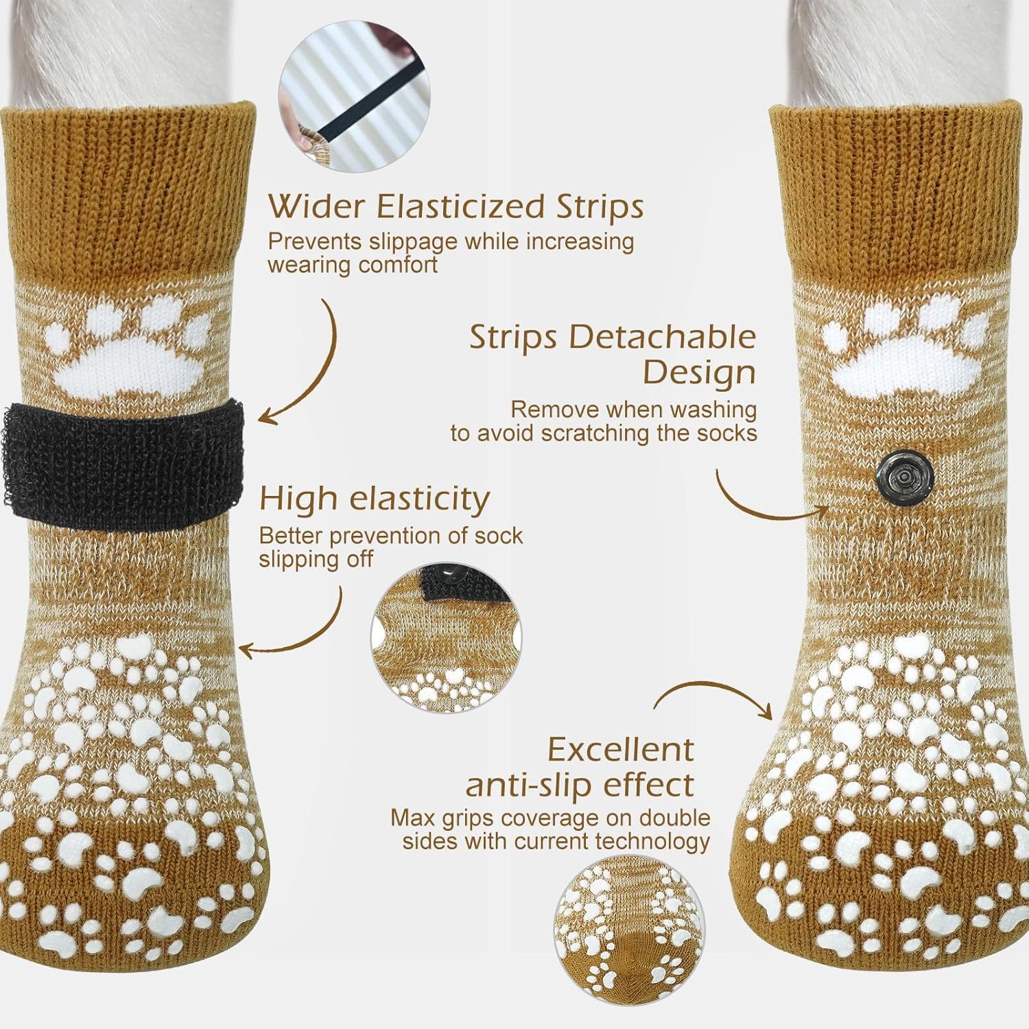 EXPAWLORER calcetines protegen patas del calor y superficies ásperas