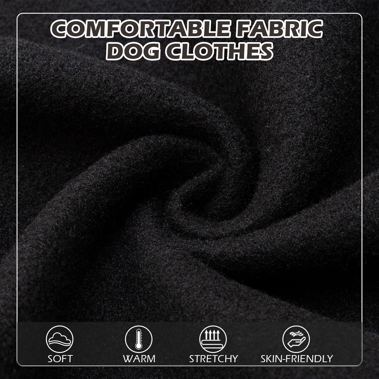 EXPAWLORER sudadera para perros, apertura para correa para salidas seguras.