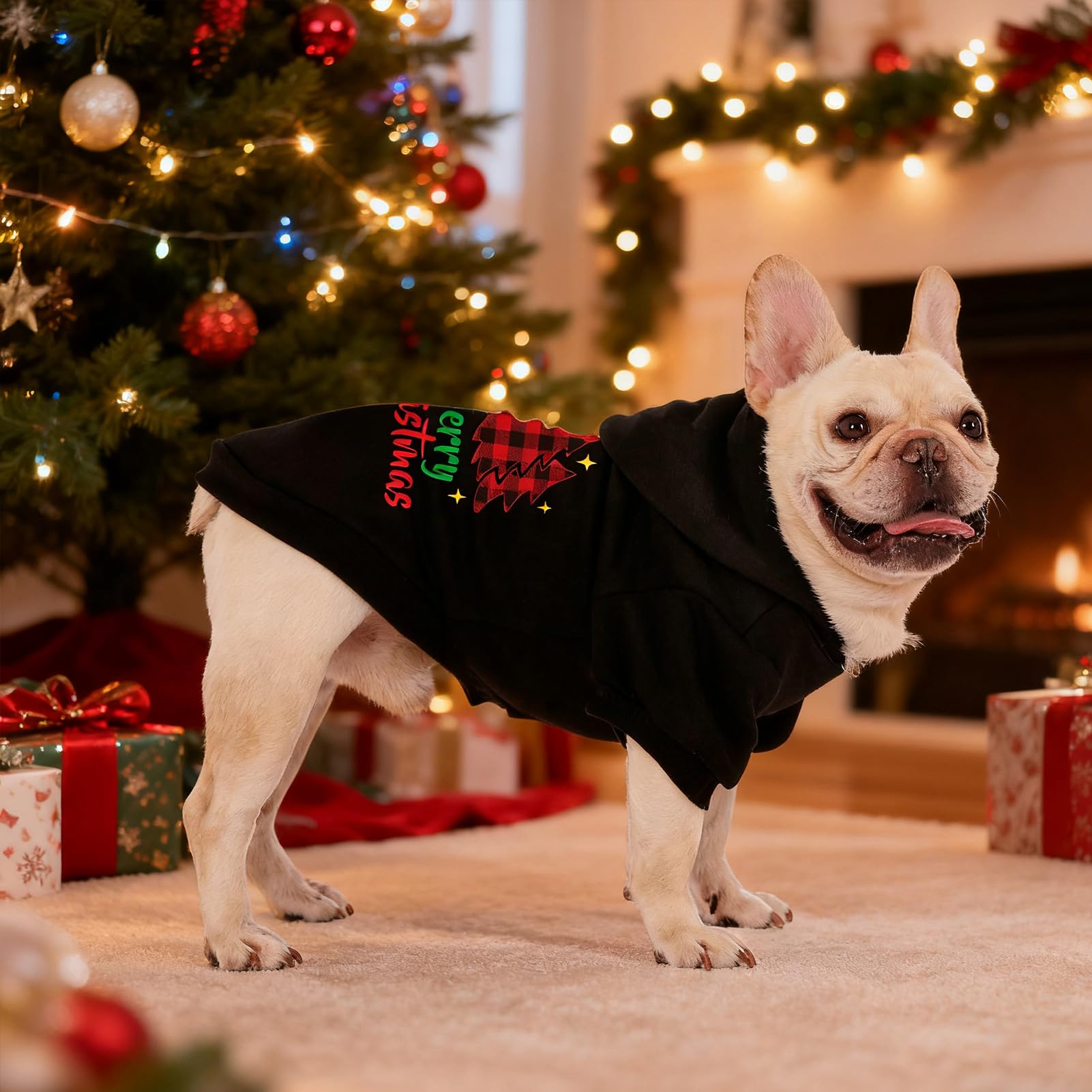 EXPAWLORER sudadera para perros, lavable a máquina para limpieza rápida.