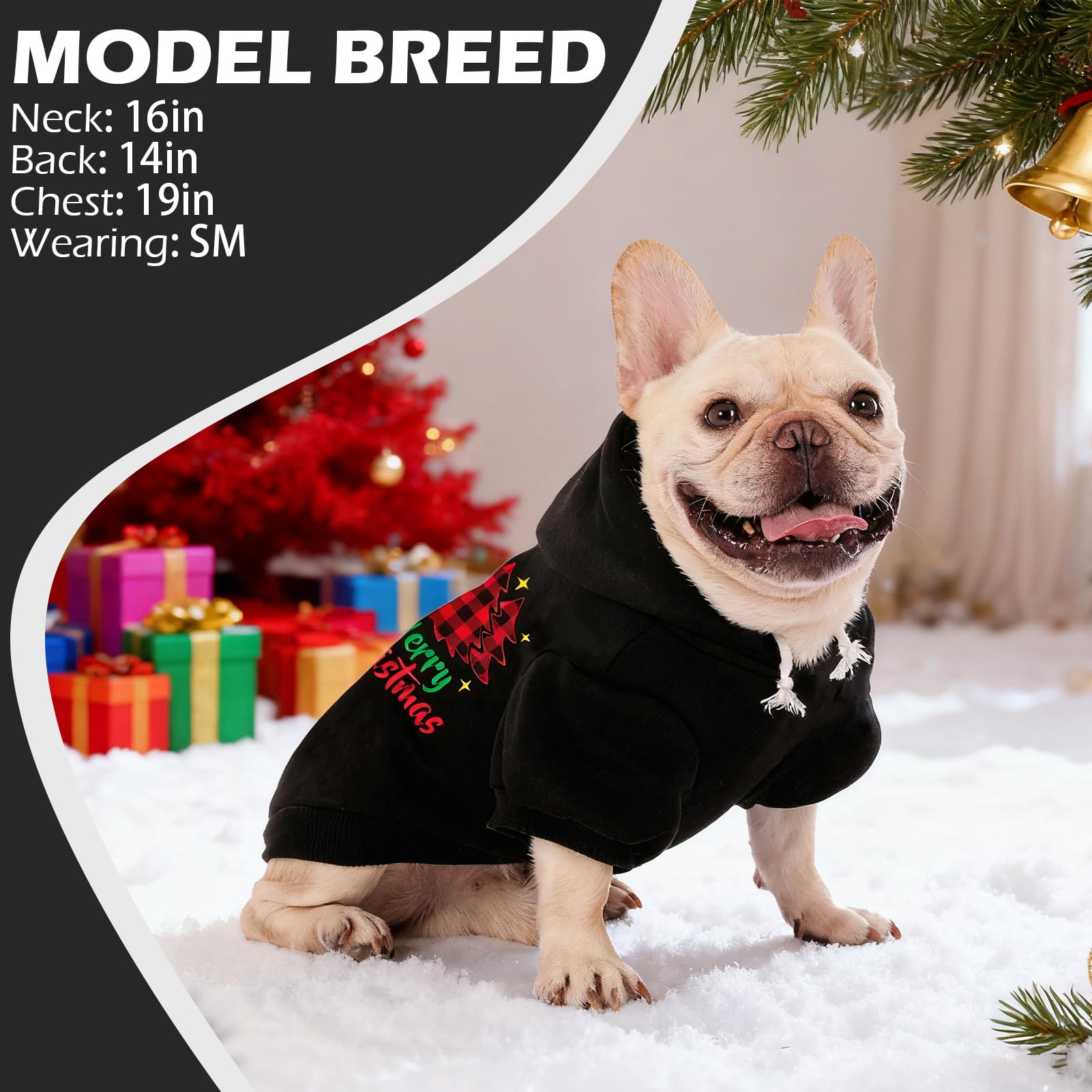 EXPAWLORER sudadera para perros, adecuada para uso diario en frío.