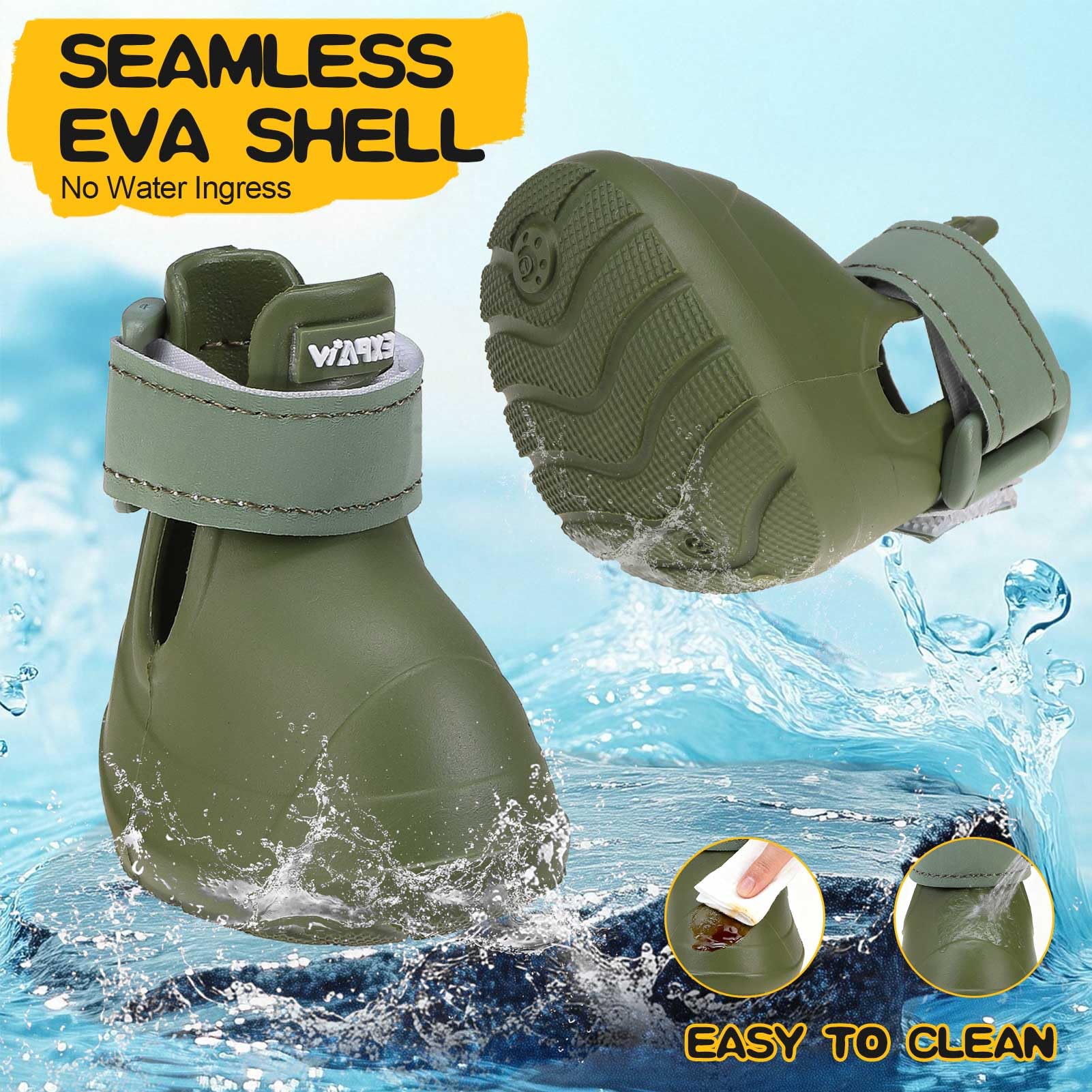 EXPAWLORER botas duraderas con suela de goma gruesa para mayor durabilidad.