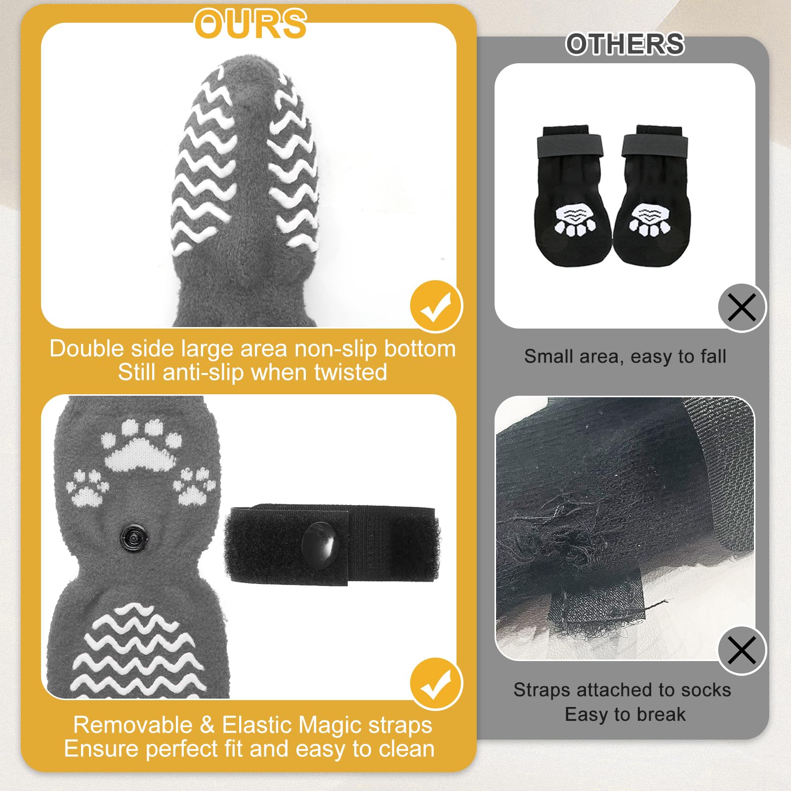 EXPAWLORER zapatos para perro con forro de felpa, comodidad en paseos.