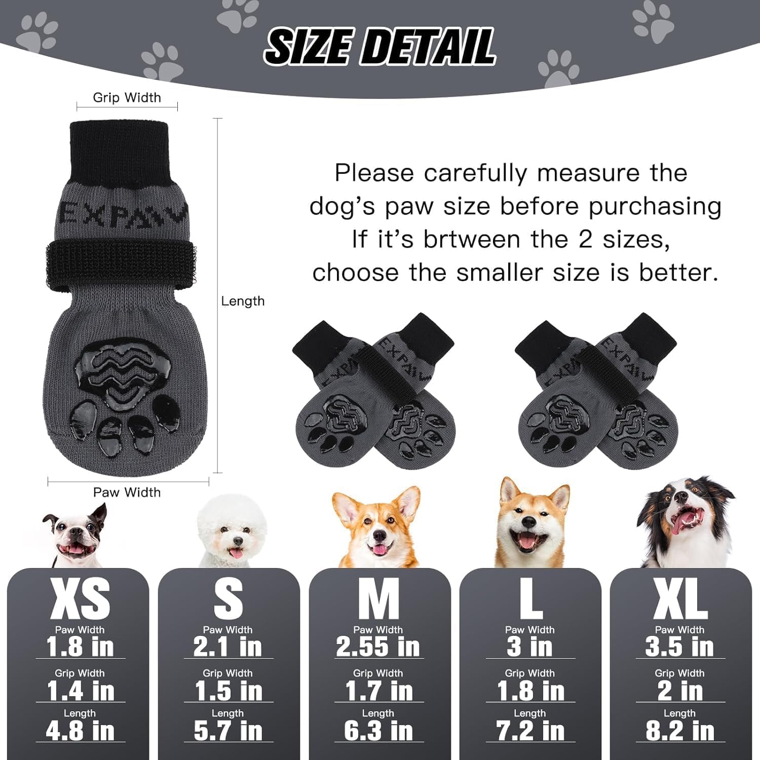 EXPAWLORER zapatos para perros protegen patas en pavimento caliente