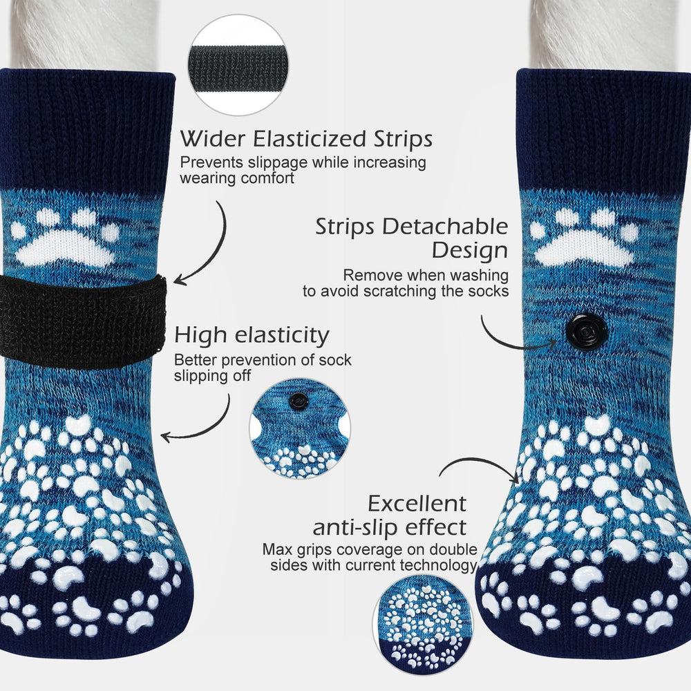 EXPAWLORER calcetines para perros que previenen lamerse las patas.