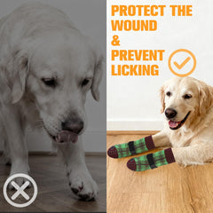 EXPAWLORER calcetines con correas desmontables para evitar deslizamiento.