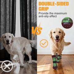 EXPAWLORER calcetines antideslizantes de doble cara para patitas en el suelo