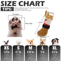 Calcetines EXPAWLORER para perro evitan lamer patas y rasguños