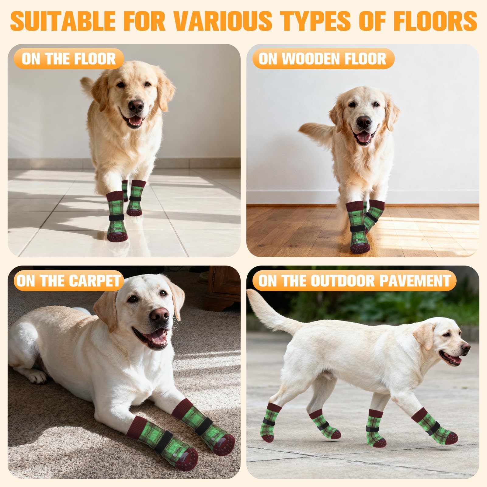 EXPAWLORER calcetines disponibles en tallas y colores para cada perro
