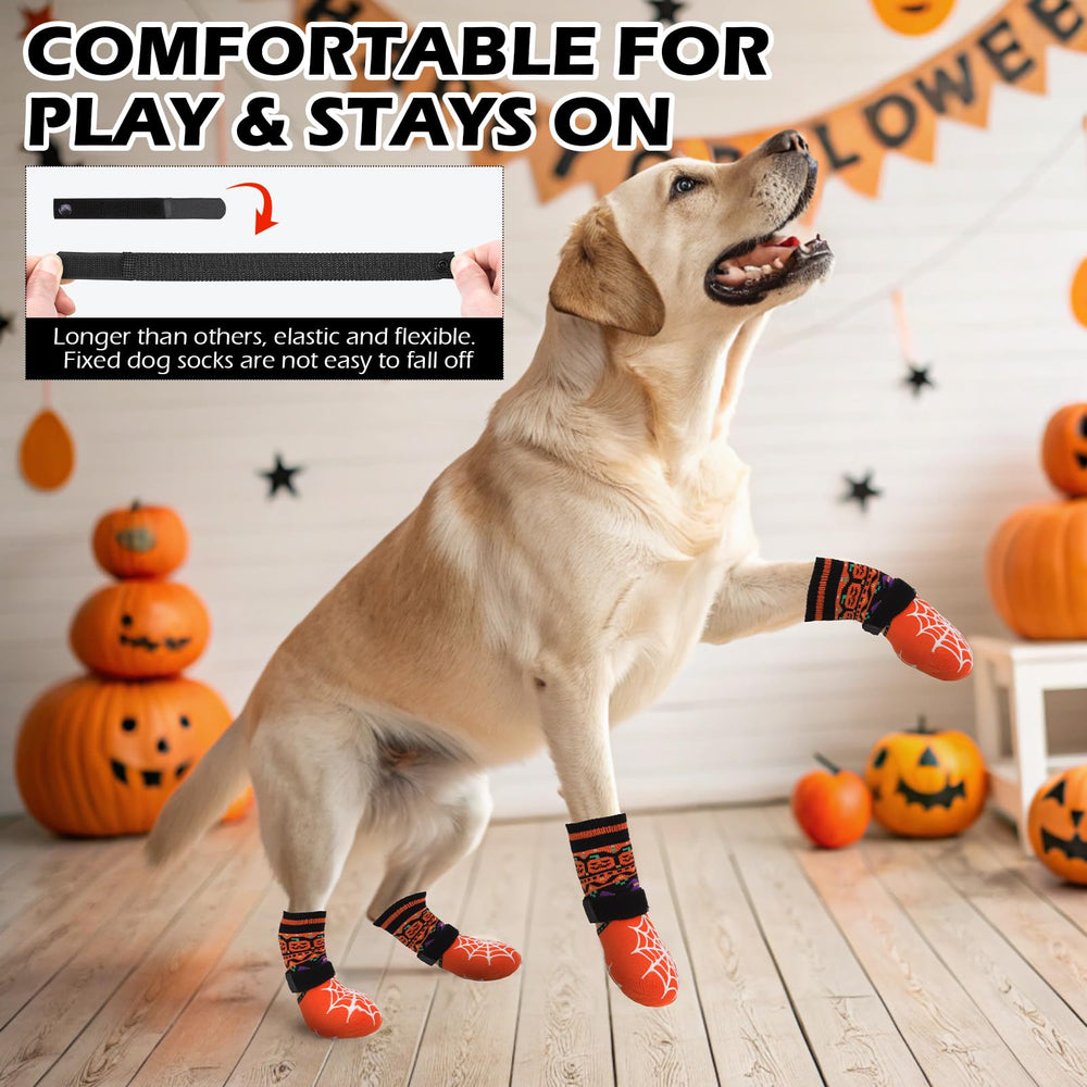 EXPAWLORER calcetines para perros tallas grandes y senior proporcionan estabilidad