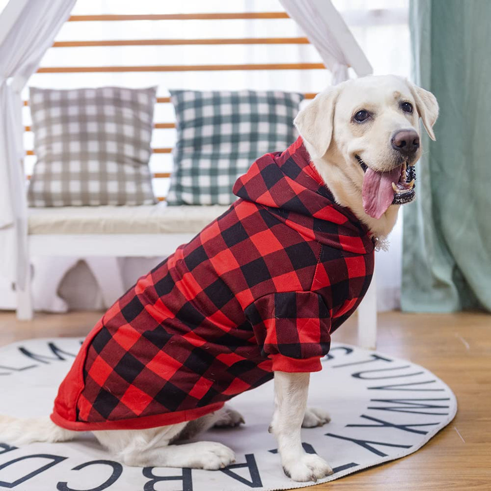 EXPAWLORER sudadera a cuadros, variedad de colores para combinar con el pelaje