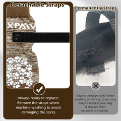 Expawlover calcetines de material respirable ofrecen confort ligero durante paseos.