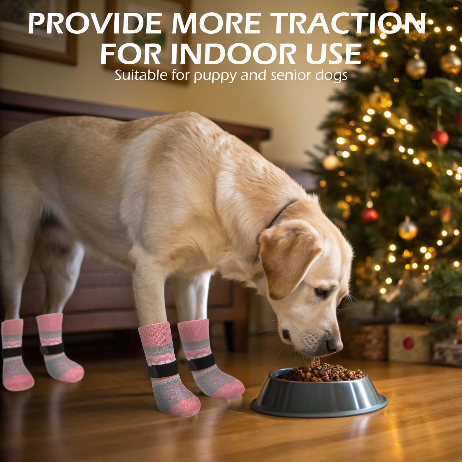 EXPAWLORER protección de pisos y muebles con calcetines para perro, prevención de arañazos.