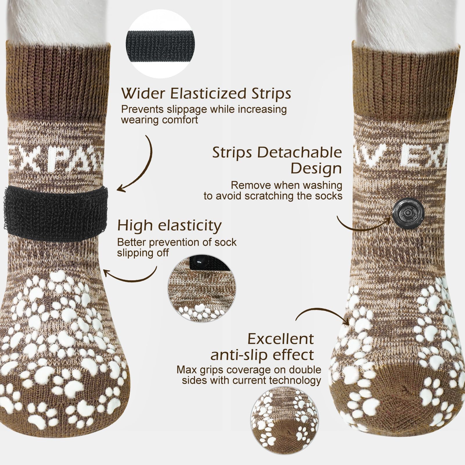 Expawlover zapatillas para perro protegen patas y evitan quemaduras en pavimento caliente.
