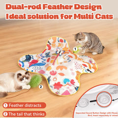 EXPBSYOU varita Setaria viridis para juego interactivo felino