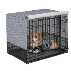Explore Land Cobertura jaula perro con aireación 4 lados para ventilación continua
