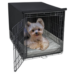 Explore Land cobertura para jaula de perros con 4 paredes y ventilación constante.
