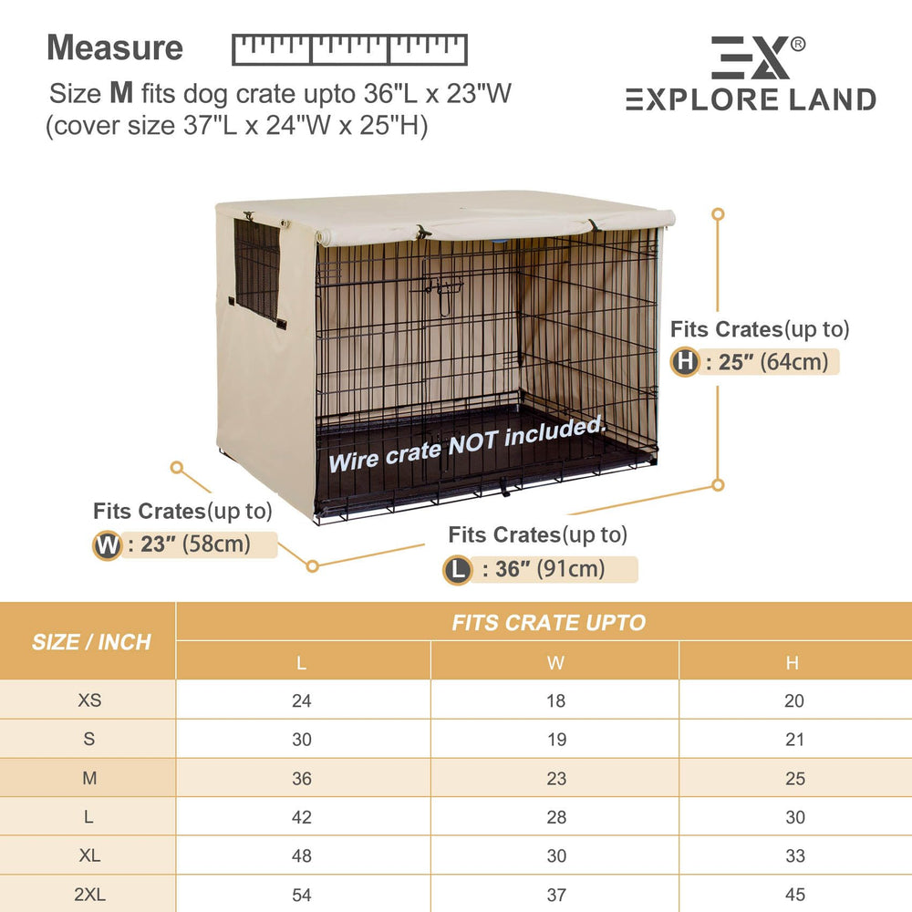 Explora Land cubierta-jaula-ventilacion-malla: flujo de aire y visibilidad para tu perro.