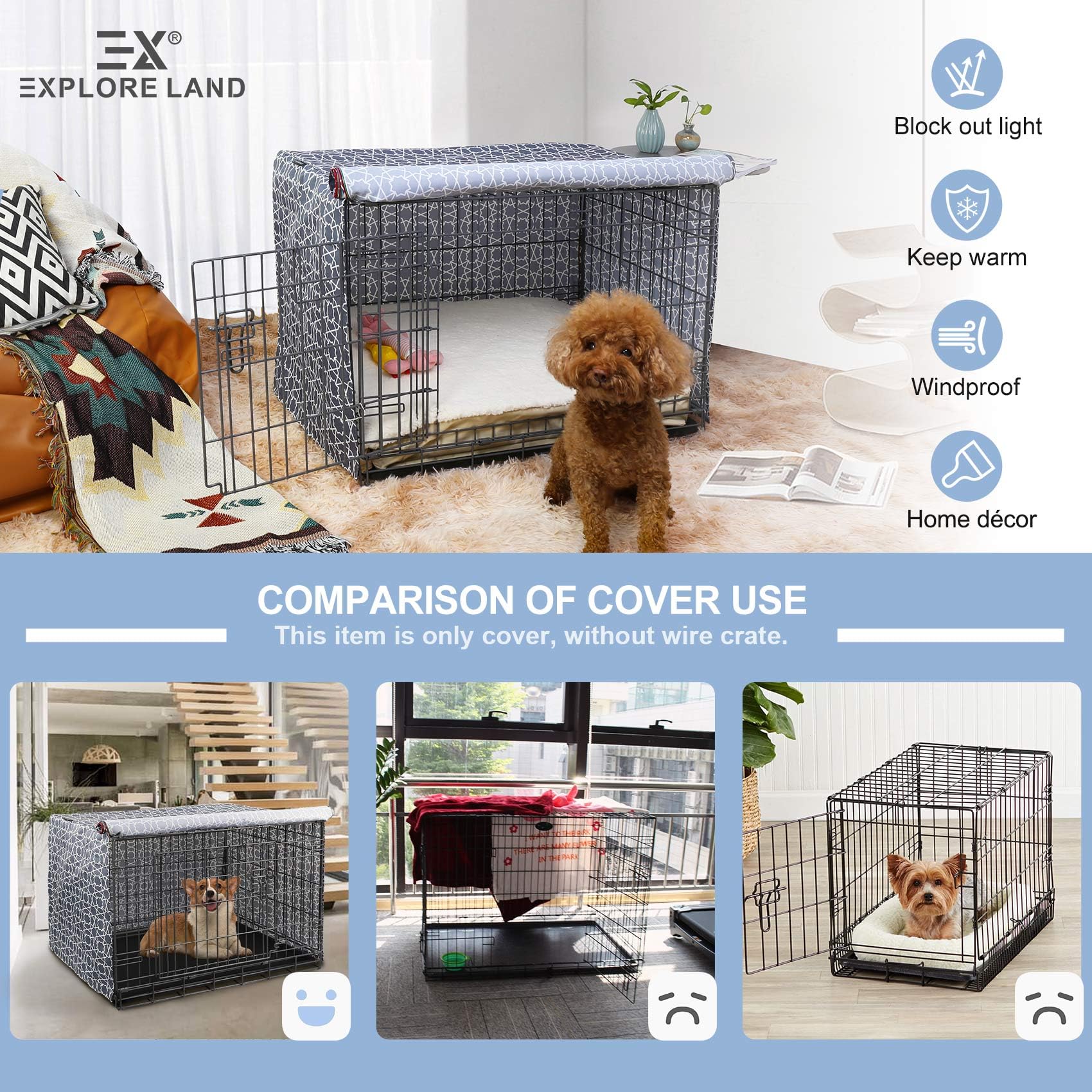 Explore Land funda-poliester PU protege contra sol directo