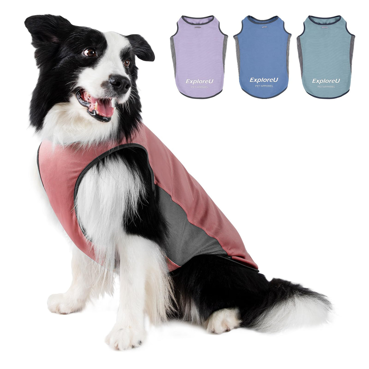 ExploreU camiseta para perros enfriamiento ligero para días calurosos