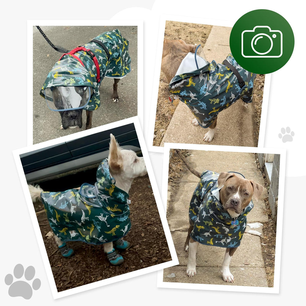 ExploreU impermeable para perros de gabardina duradera para uso diario.