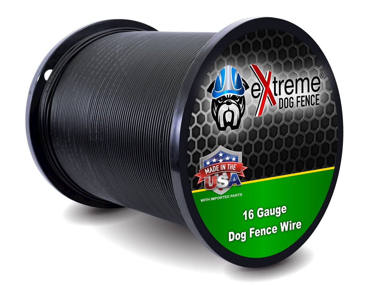 Cable calibre 16 de Extreme Dog Fence, instalación duradera para exteriores.