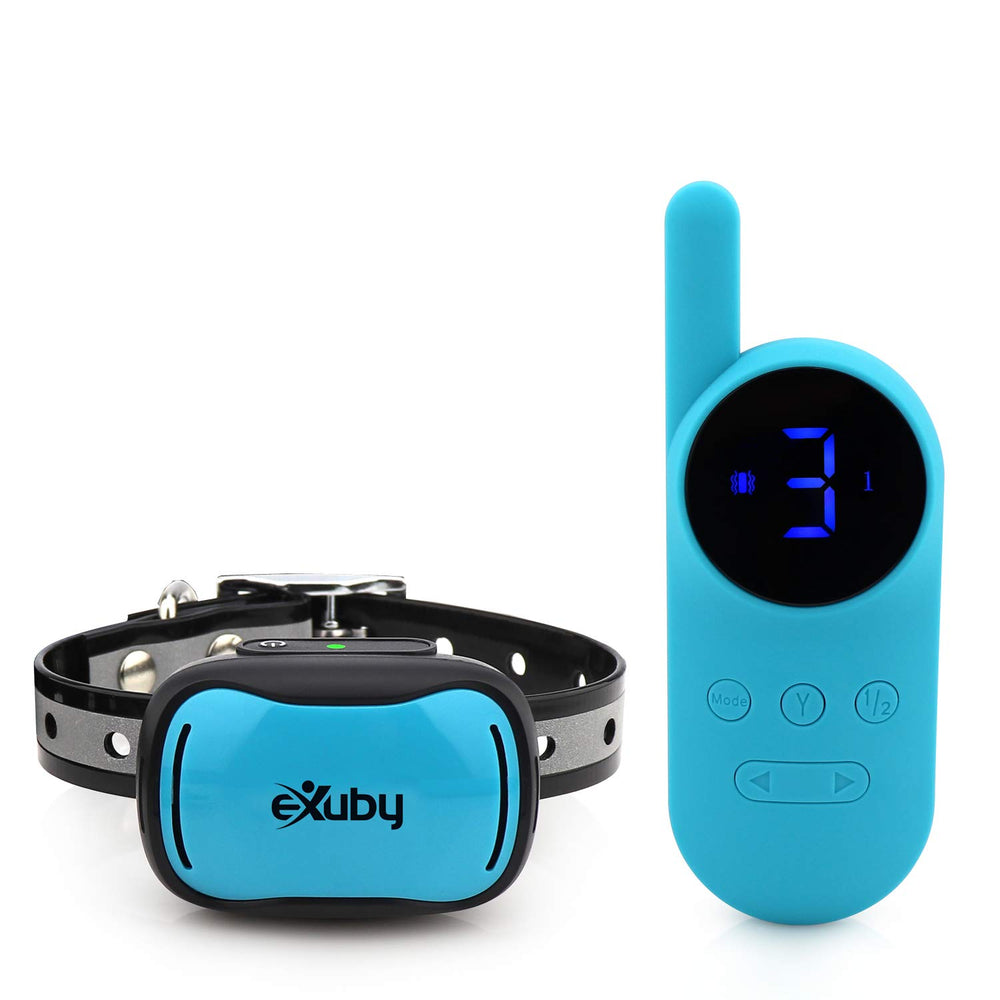 eXuby collar-choque para perros pequeños, enfoque compacto para entrenamiento suave.