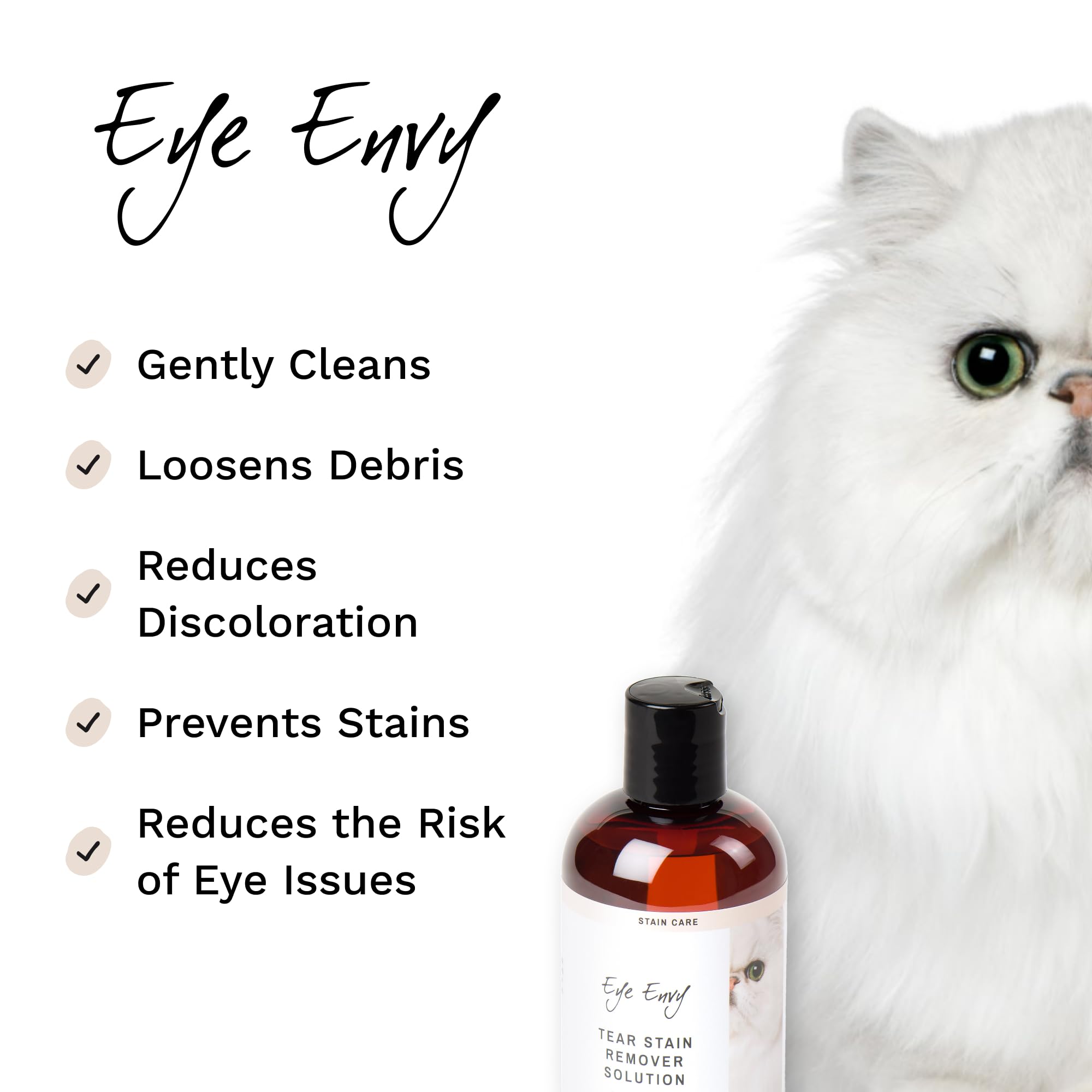 Aplicador suave Eye Envy para aplicar la solución sin irritación.