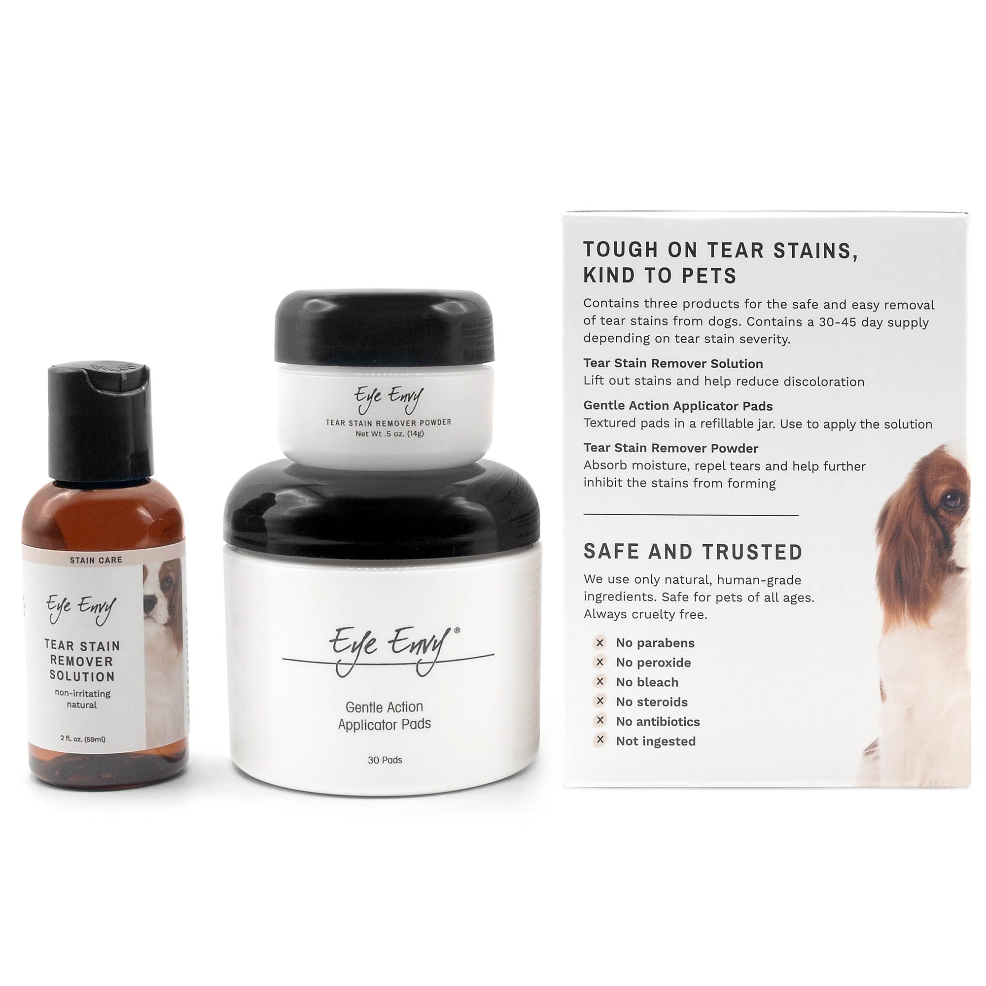 Eye Envy aplicadores para manchas de lágrimas, precisión suave alrededor de ojos.