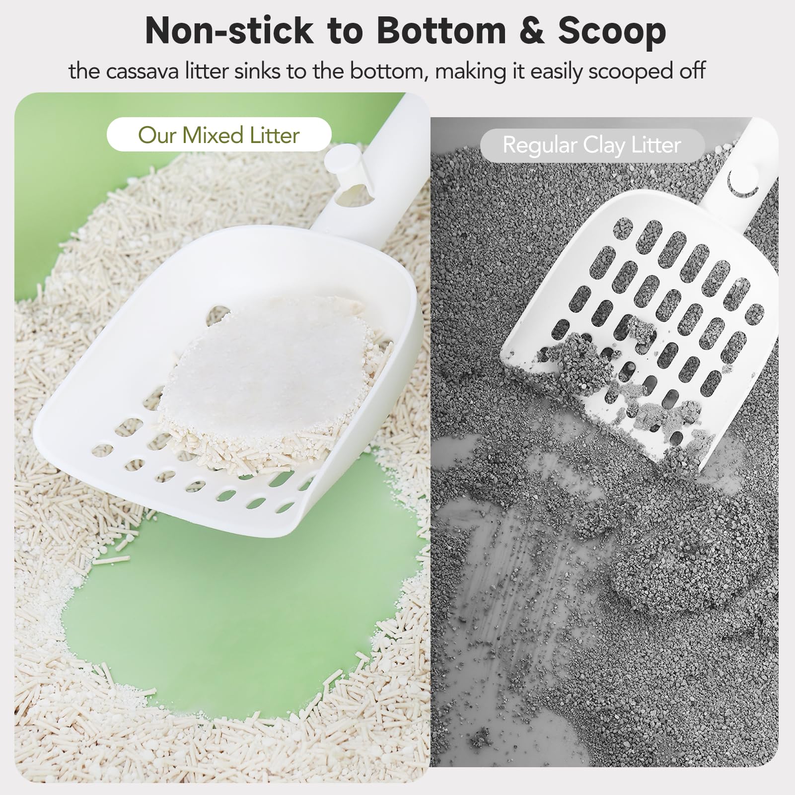 EZSKUUP arena-gato-tofu-cassava: absorción rápida