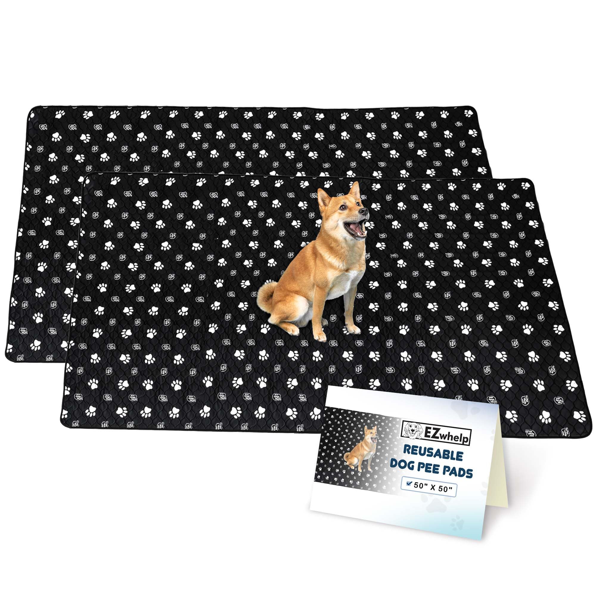 EZwhelp almohadilla para entrenamiento de perro, 50x50, protege suelos y higiene.